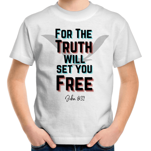 Chirstian-Kids T-Shirt-The Truth Will Set You Free-Studio Salt & Light