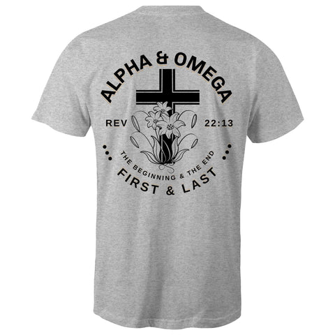 Chirstian-Men's T-Shirt-Alpha And Omega-Studio Salt & Light