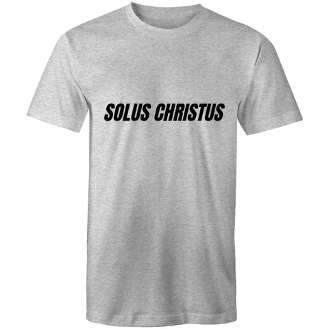Chirstian-Men's T-Shirt-Christ Alone (Solus Christus)-Studio Salt & Light