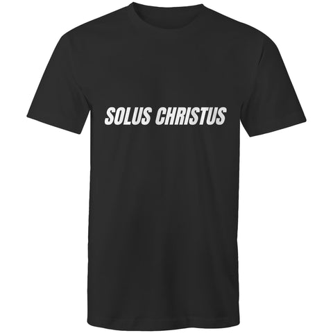 Chirstian-Men's T-Shirt-Christ Alone (Solus Christus)-Studio Salt & Light