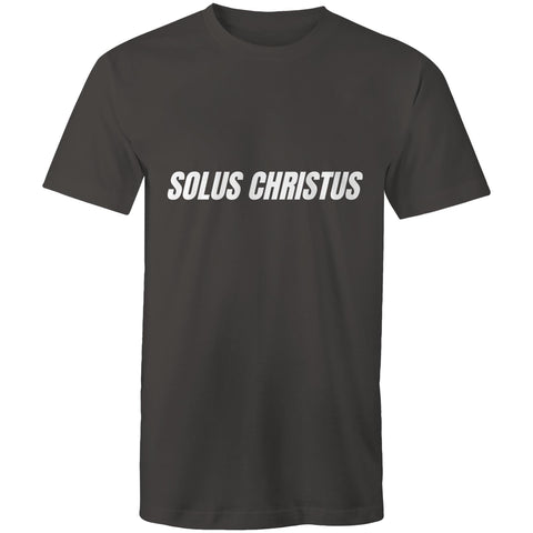 Chirstian-Men's T-Shirt-Christ Alone (Solus Christus)-Studio Salt & Light