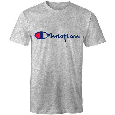 Chirstian-Men's T-Shirt-Christian (Champion Parody)-Studio Salt & Light