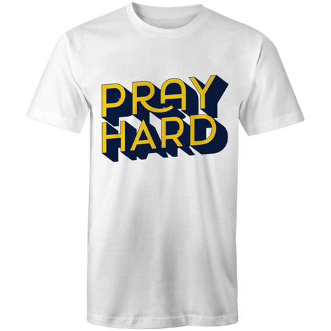 Chirstian-Men's T-Shirt-Pray Hard-Studio Salt & Light