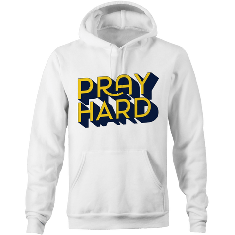 Chirstian-Unisex Hoodie-Pray Hard-Studio Salt & Light