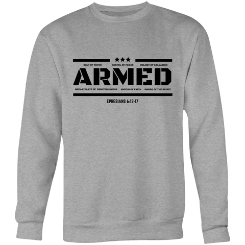 Chirstian-Unisex Sweatshirt-Armour of God-Studio Salt & Light