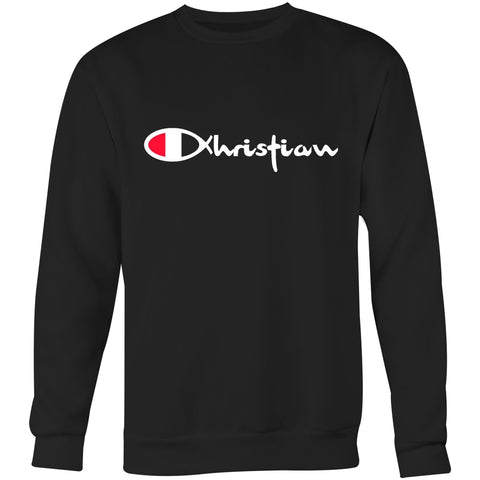 Chirstian-Unisex Sweatshirt-Christian (Champion Parody)-Studio Salt & Light
