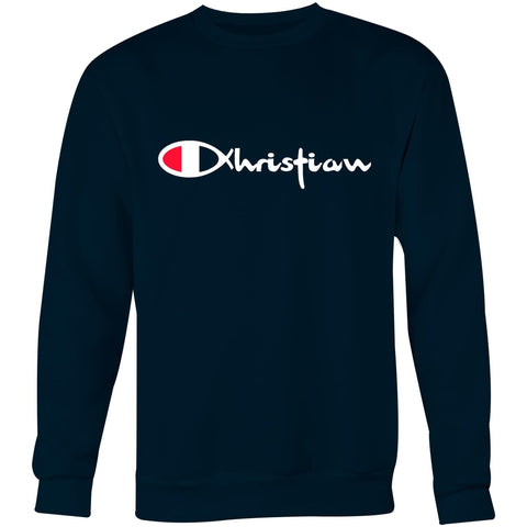 Chirstian-Unisex Sweatshirt-Christian (Champion Parody)-Studio Salt & Light
