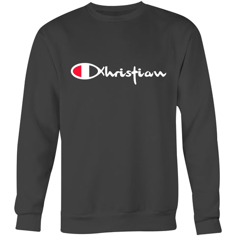 Chirstian-Unisex Sweatshirt-Christian (Champion Parody)-Studio Salt & Light