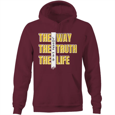 Chirstian-Unisex Hoodie-The Way The Truth The Life (V3)-Studio Salt & Light