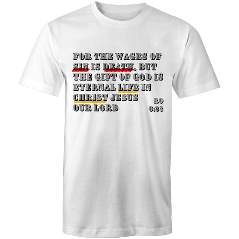 Chirstian-Men's T-Shirt-Wages of Sin-Studio Salt & Light