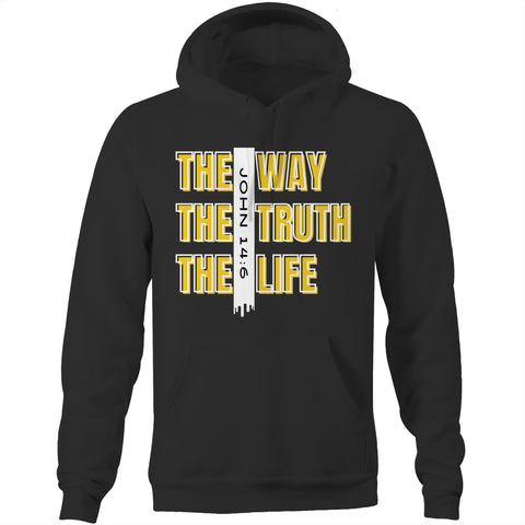 Chirstian-Unisex Hoodie-The Way The Truth The Life (V3)-Studio Salt & Light