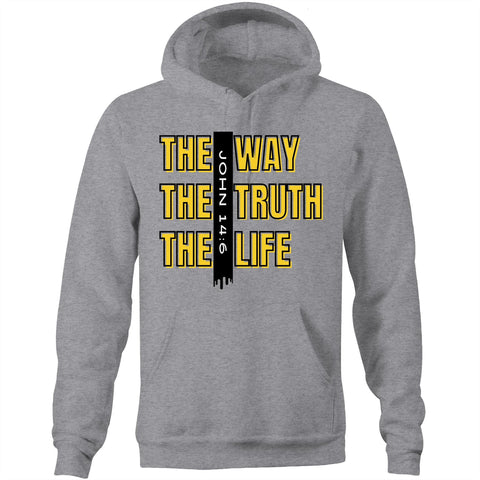 Chirstian-Unisex Hoodie-The Way The Truth The Life (V3)-Studio Salt & Light