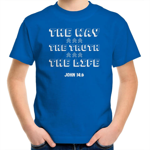 Chirstian-Kids T-Shirt-The Way The Truth The Life-Studio Salt & Light
