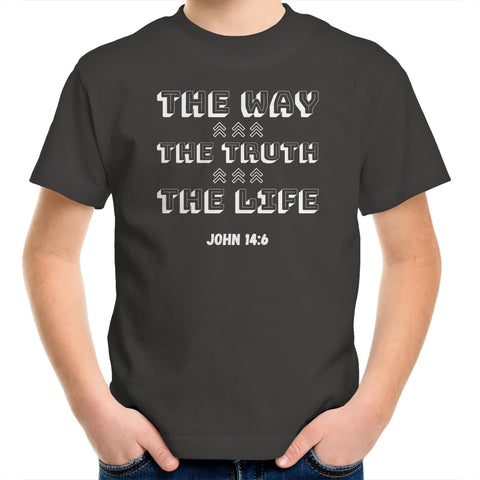 Chirstian-Kids T-Shirt-The Way The Truth The Life-Studio Salt & Light