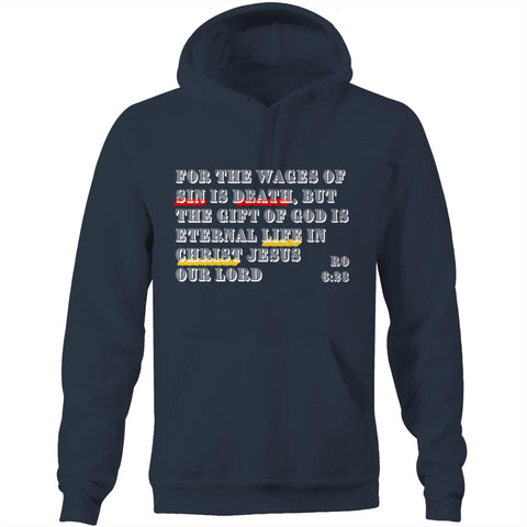 Chirstian-Unisex Hoodie-Wages of Sin-Studio Salt & Light