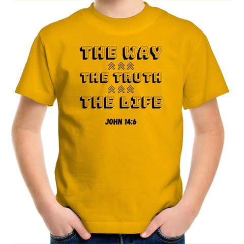 Chirstian-Kids T-Shirt-The Way The Truth The Life-Studio Salt & Light
