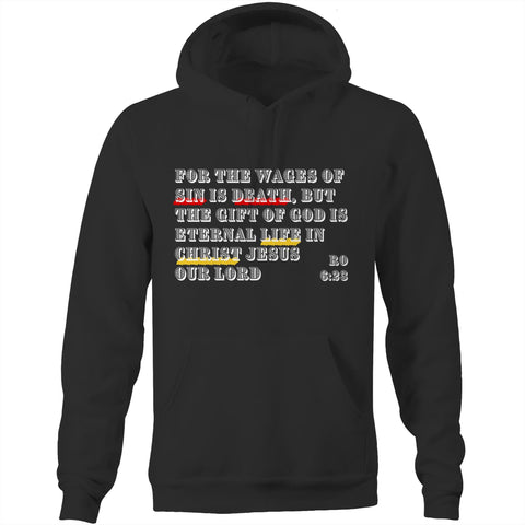 Chirstian-Unisex Hoodie-Wages of Sin-Studio Salt & Light