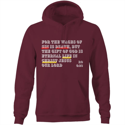 Chirstian-Unisex Hoodie-Wages of Sin-Studio Salt & Light