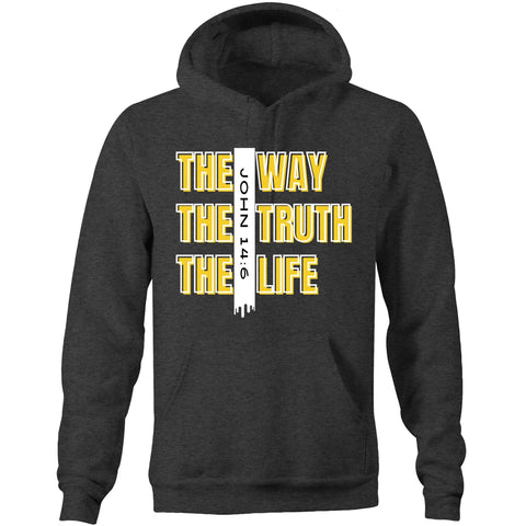Chirstian-Unisex Hoodie-The Way The Truth The Life (V3)-Studio Salt & Light