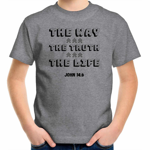 Chirstian-Kids T-Shirt-The Way The Truth The Life-Studio Salt & Light
