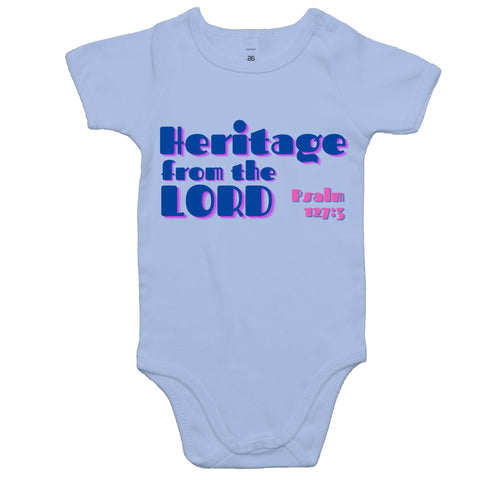 Chirstian-Infant Onesie-Heritage from The Lord-Studio Salt & Light