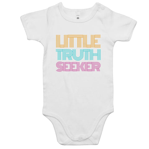 Chirstian-Infant Onesie-Little Truth Seeker-Studio Salt & Light