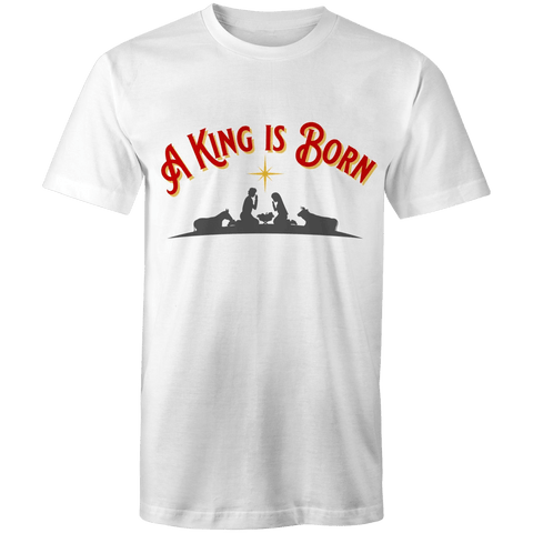 Chirstian-Men's T-Shirt-A King Is Born-Studio Salt & Light