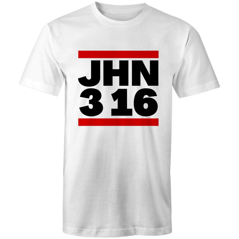 Chirstian-Men's T-Shirt-John 3:16 (DMC Parody)-Studio Salt & Light