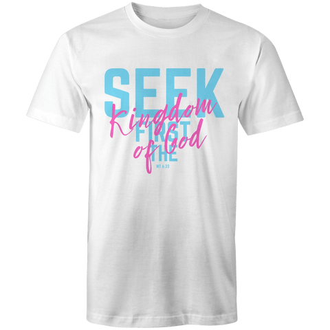 Chirstian-Men's T-Shirt-Seek First The Kingdom of God-Studio Salt & Light