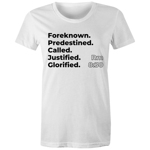 Chirstian-Women's T-Shirt-Golden Chain of Salvation-Studio Salt & Light