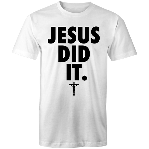 Chirstian-Men's T-Shirt-Jesus Did It (Nike Parody)-Studio Salt & Light