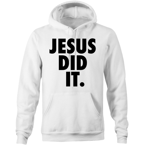 Chirstian-Unisex Hoodie-Jesus Did It (Nike Parody)-Studio Salt & Light